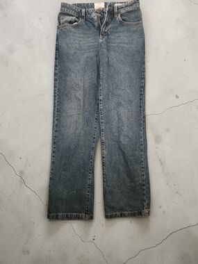 Cotton On Women's Straight Jeans in Faded Blue
